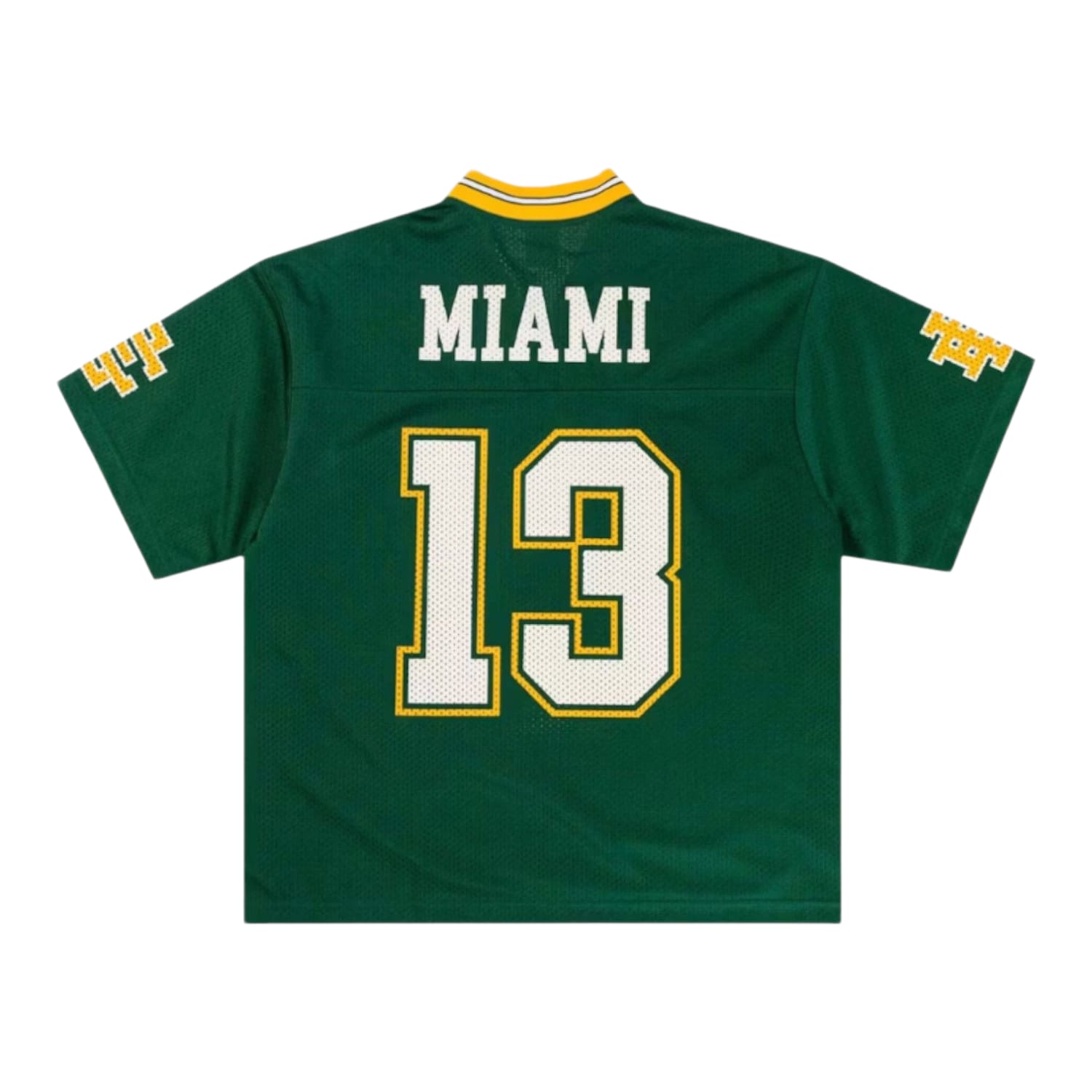 Eric Emanuel EE Miami Football Jersey Green Yellow
