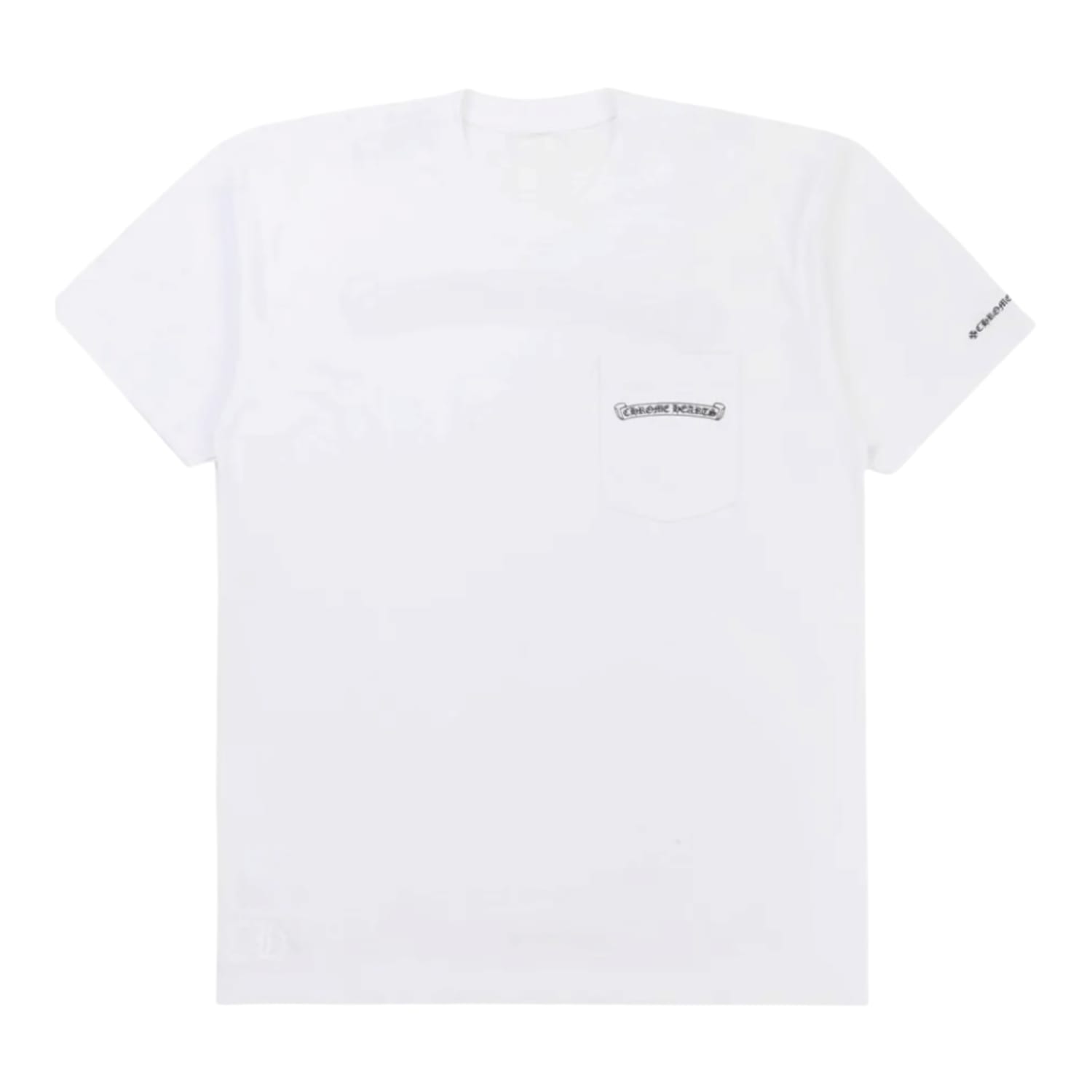 Chrome Hearts Scroll Logo Pocket T-shirt White