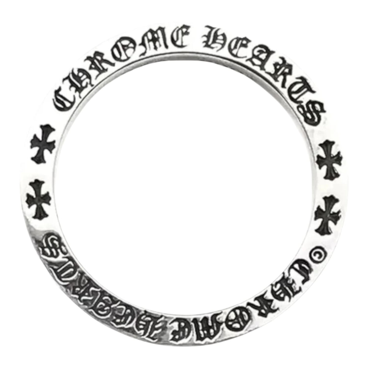 Chrome Hearts Silver Forever Ring - US Size 11.5