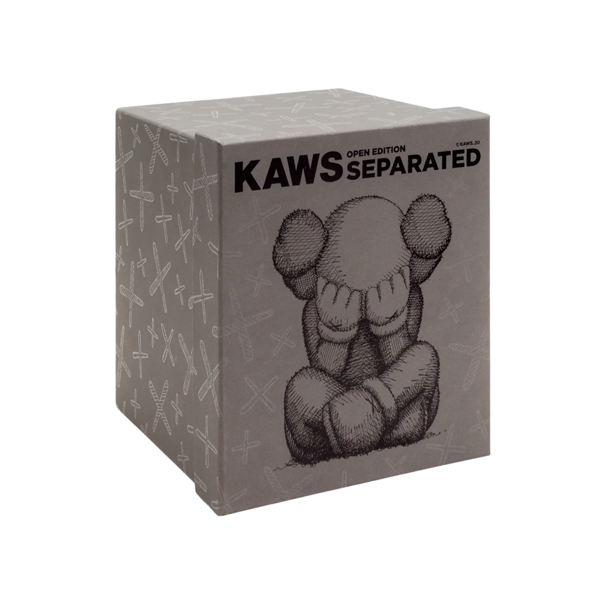 KAWS Separated Vinyl Figure Brown