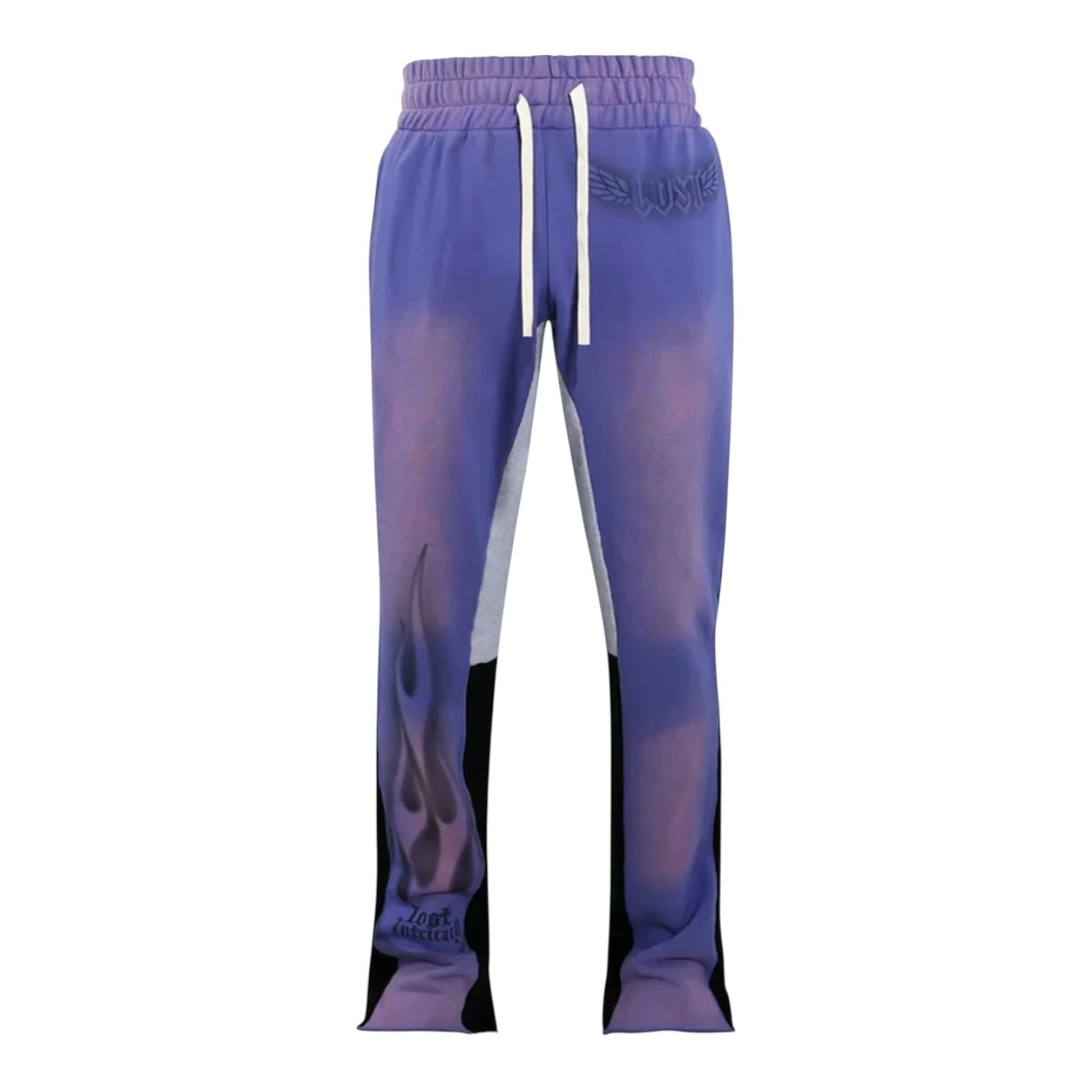 Lost Intricacy Flare Sweatpants Lavender