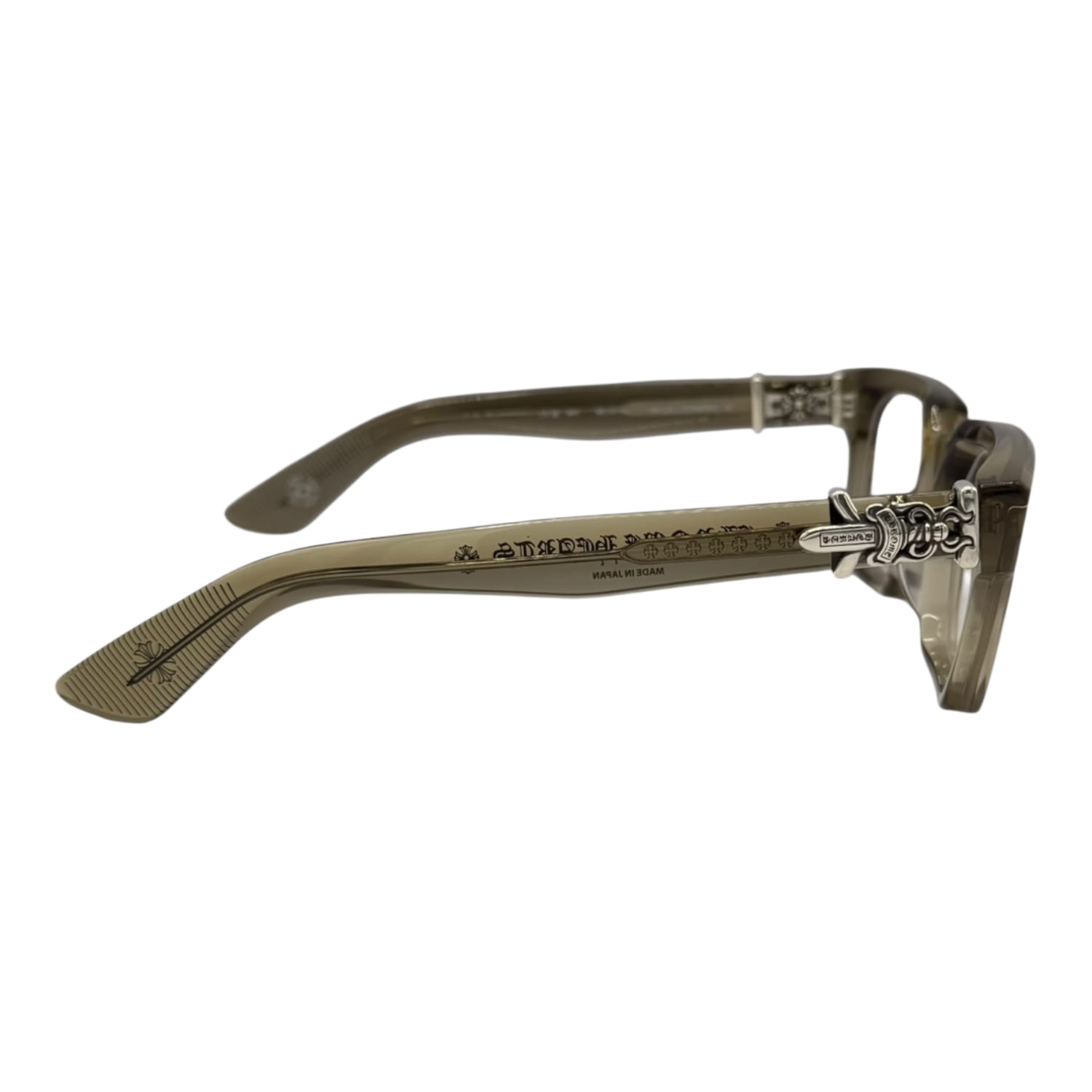 Chrome Hearts Vagillionare II Army/Silver Glasses