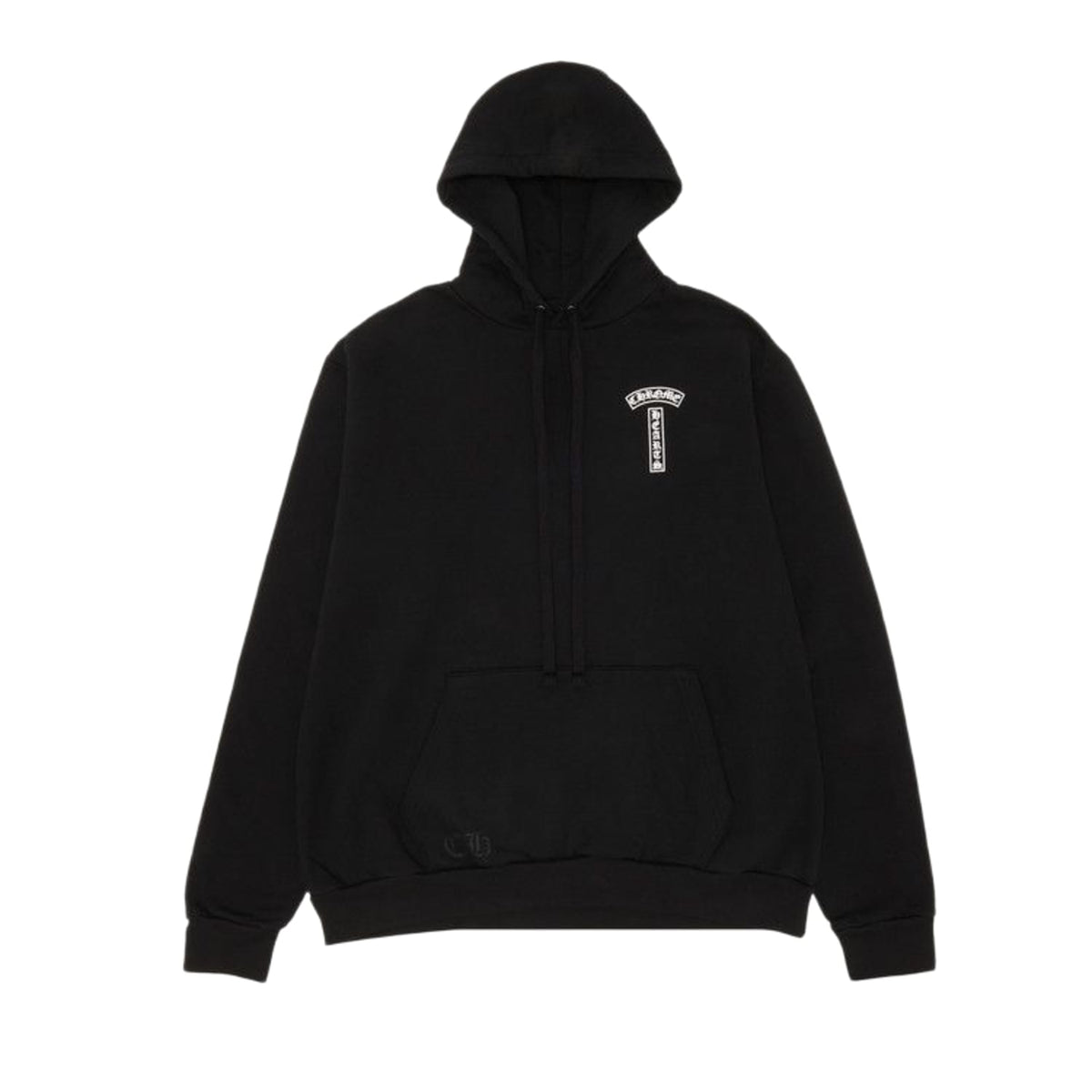 Chrome Hearts T Bar Logo USA Shoulder Hoodie 'Black'