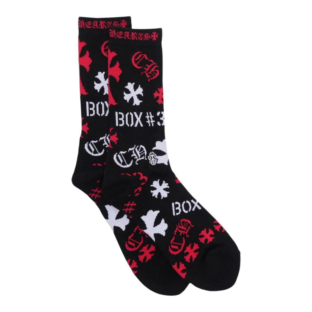 Chrome Hearts Stencil Socks Black