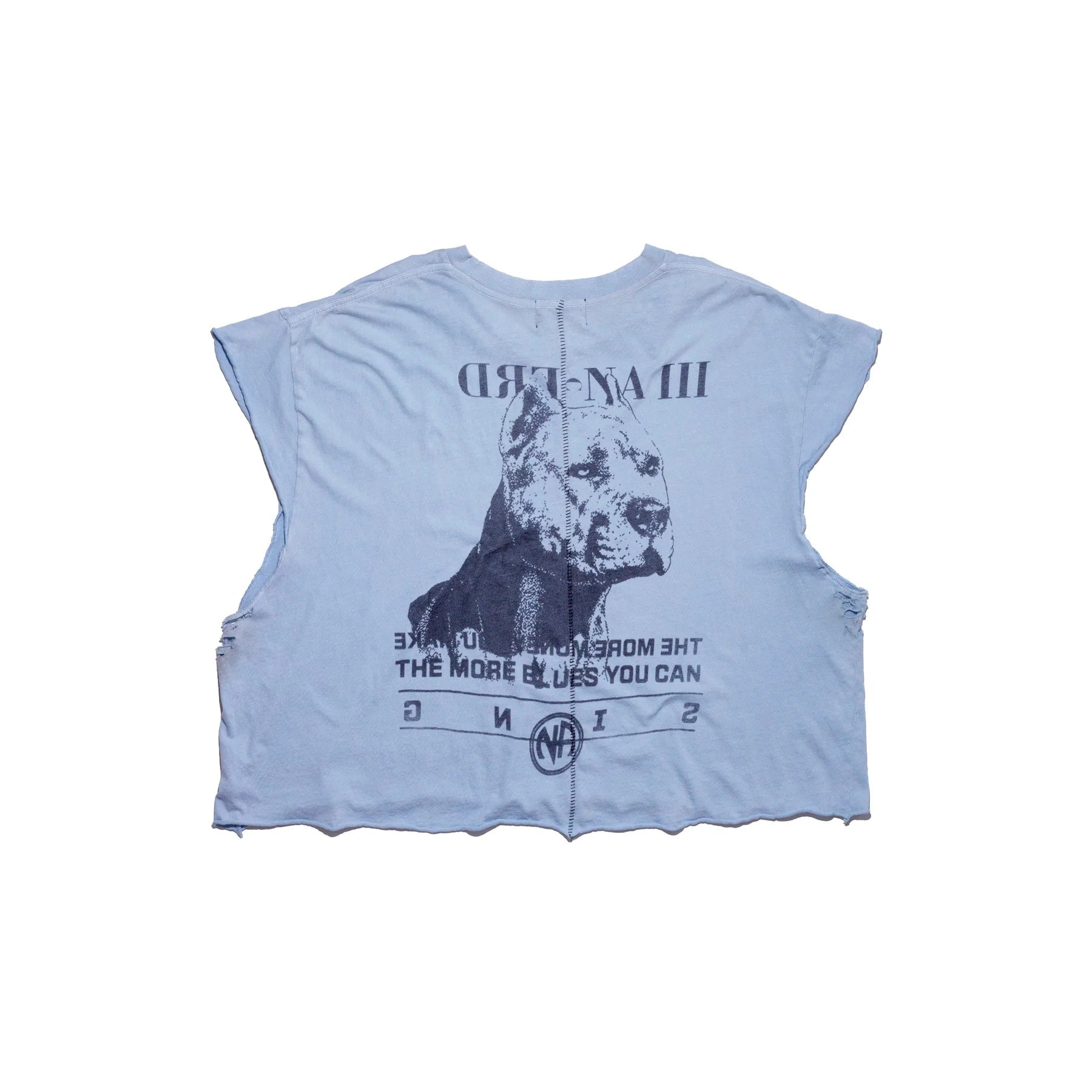 Enfants Riches Déprimés Na Pitbull Cut-off T-shirt Light Blue