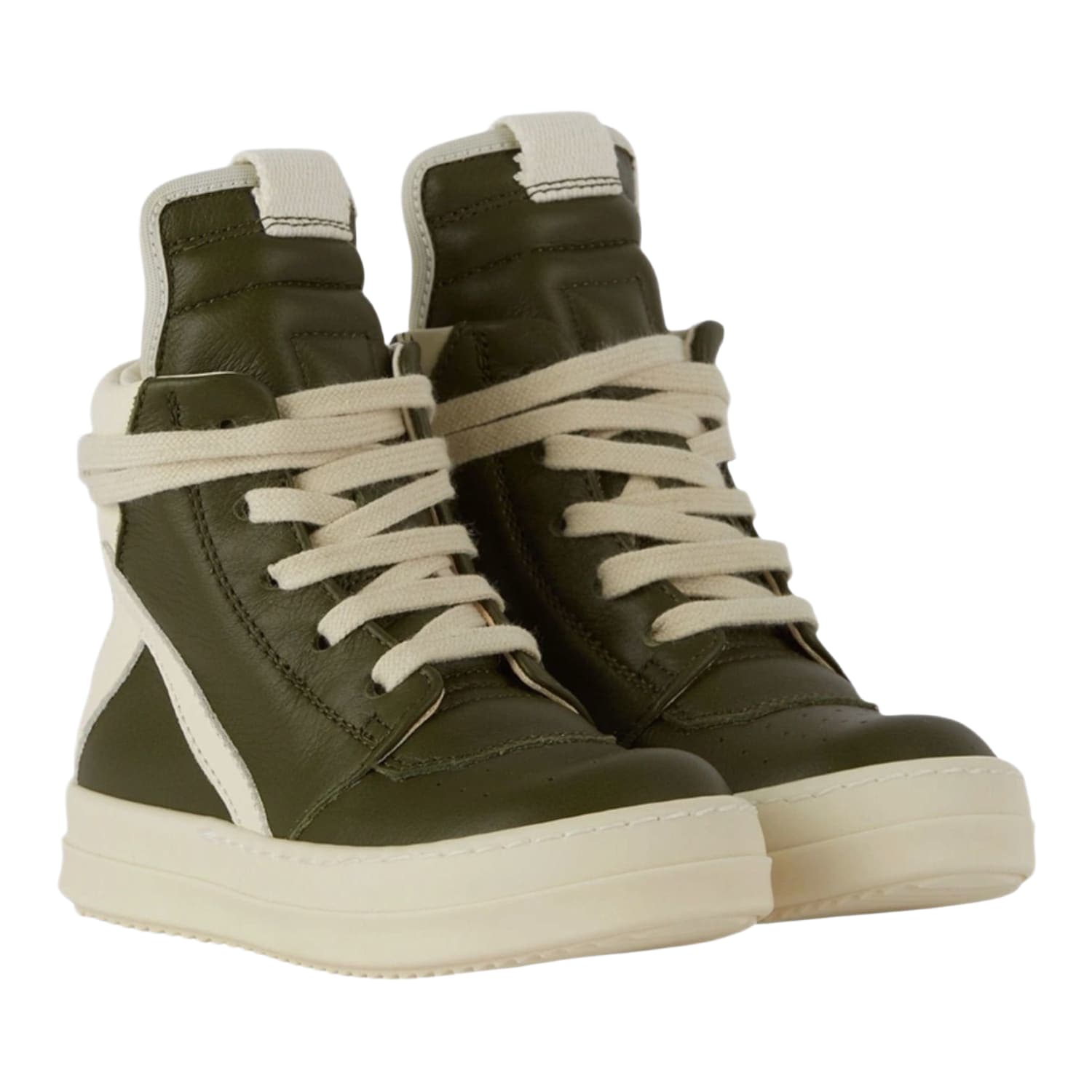 Rick Owens Baby Geobasket Green Milk