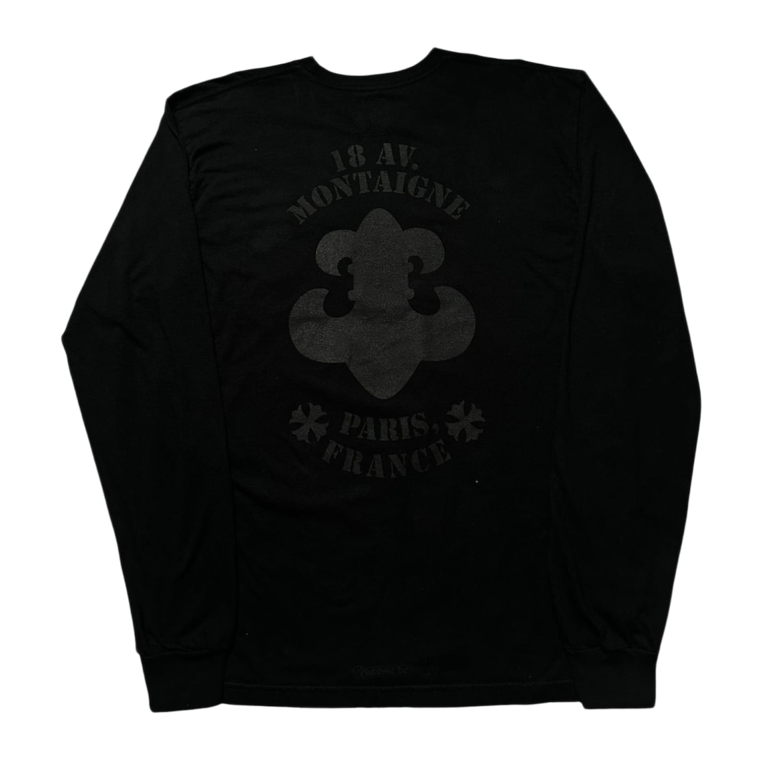 Chrome Hearts Paris Exclusive Fleur Long-Sleeve T-Shirt Black