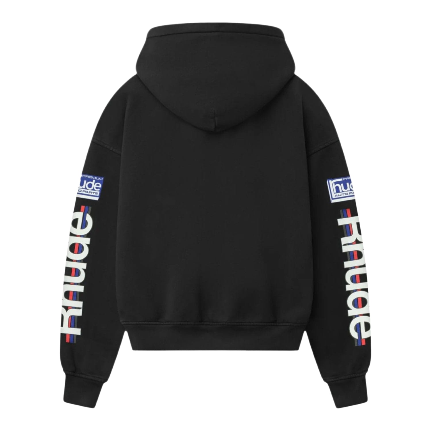 Rhude Petrol Patch Hoodie Black