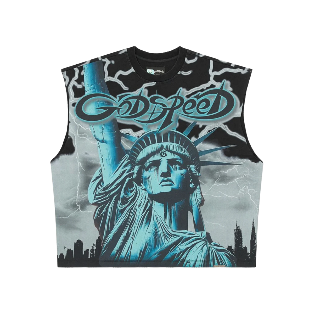 Godspeed Voltage Sleeveless T-shirt Grey