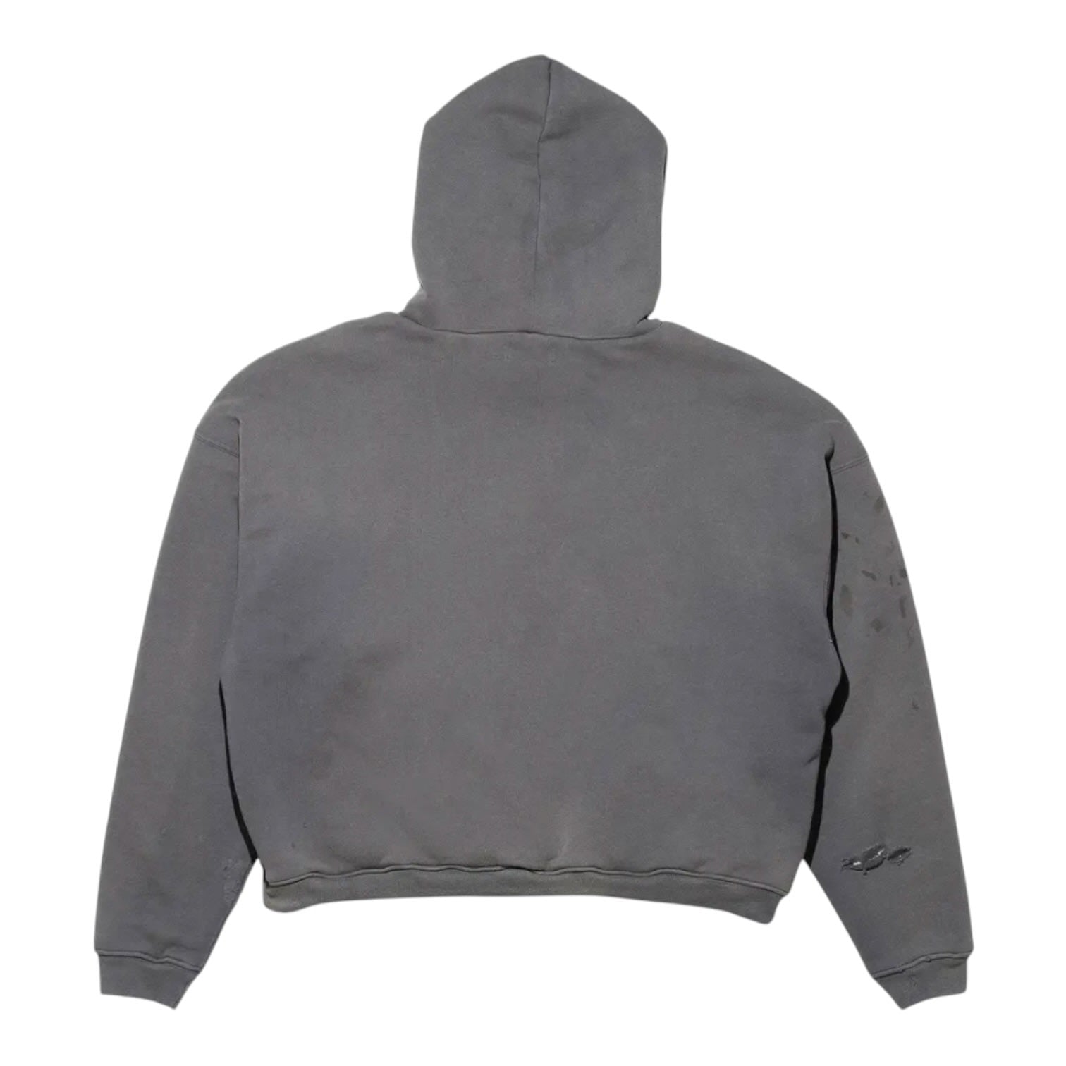 Enfants Riches Déprimés Thermal Lined Distressed Logo Hoodie Black Oyster