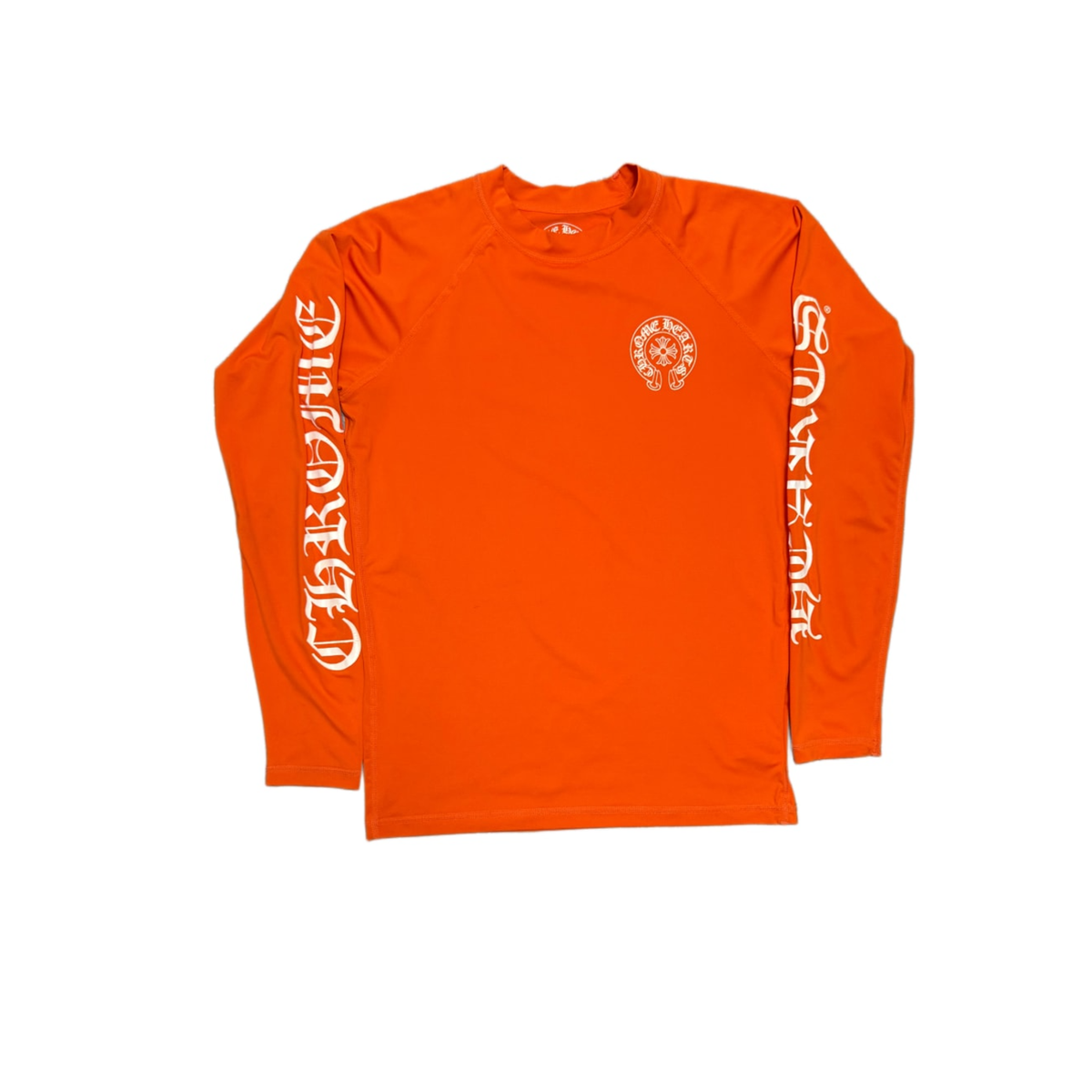 Chrome Hearts Horseshoe Dri-Fit L/S T-Shirt Orange