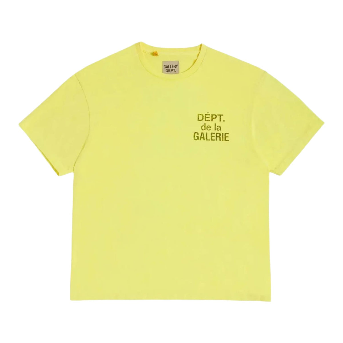 Gallery Dept. French T-Shirt Neon Yellow