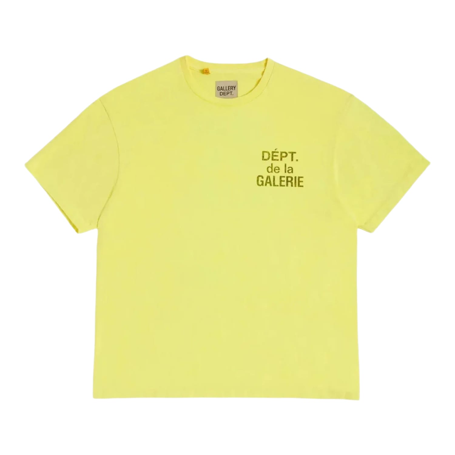 Gallery Dept. French T-Shirt Neon Yellow
