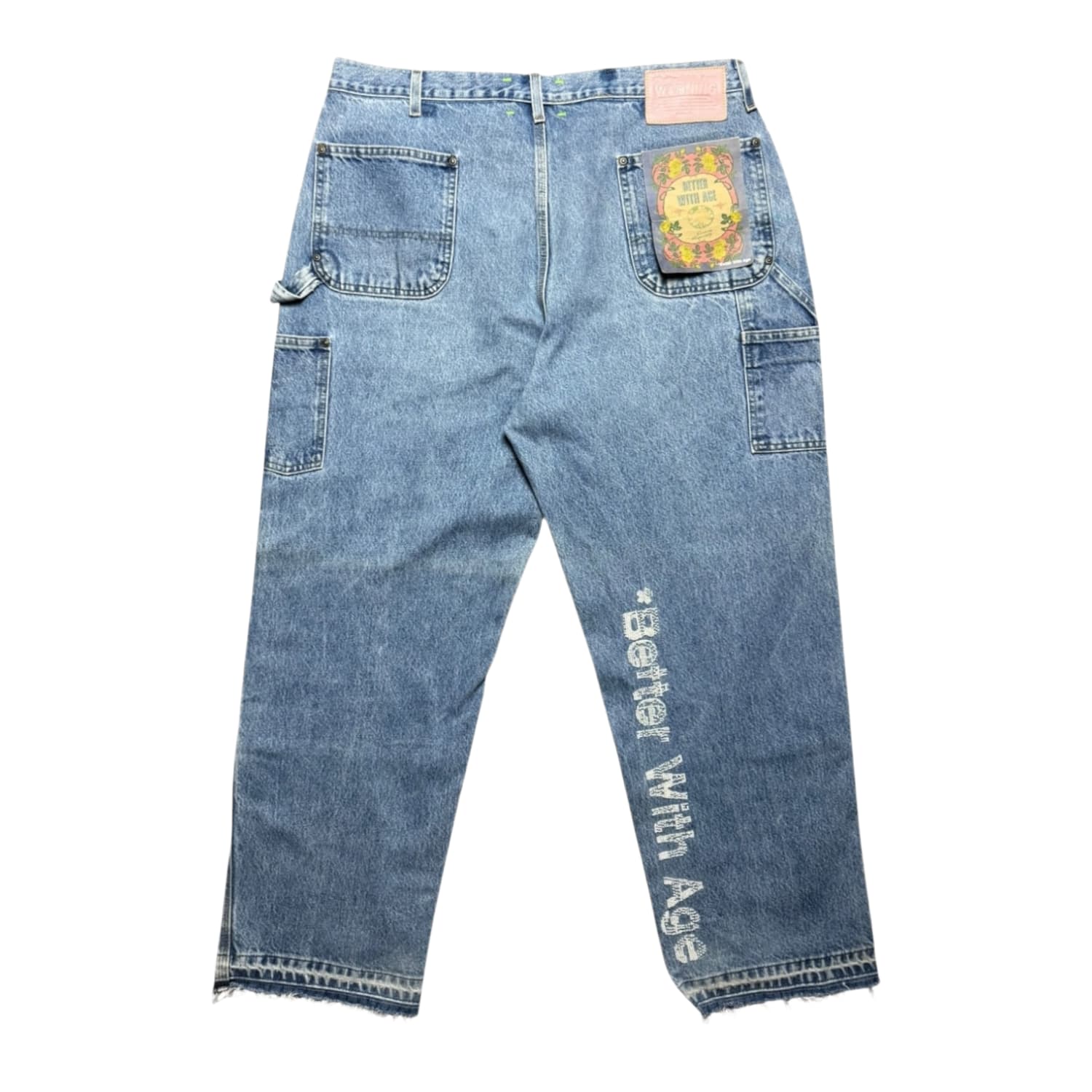 Better With Age Forgot Double Knee Hand-Beaded Trouser