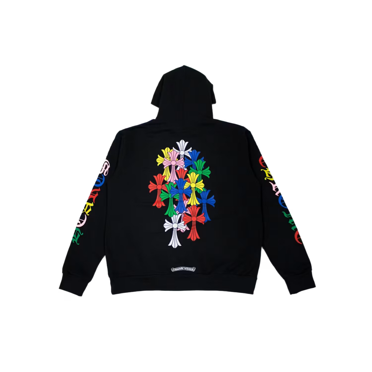 Chrome Hearts Multi Color Cross Cemetery Hoodie Black