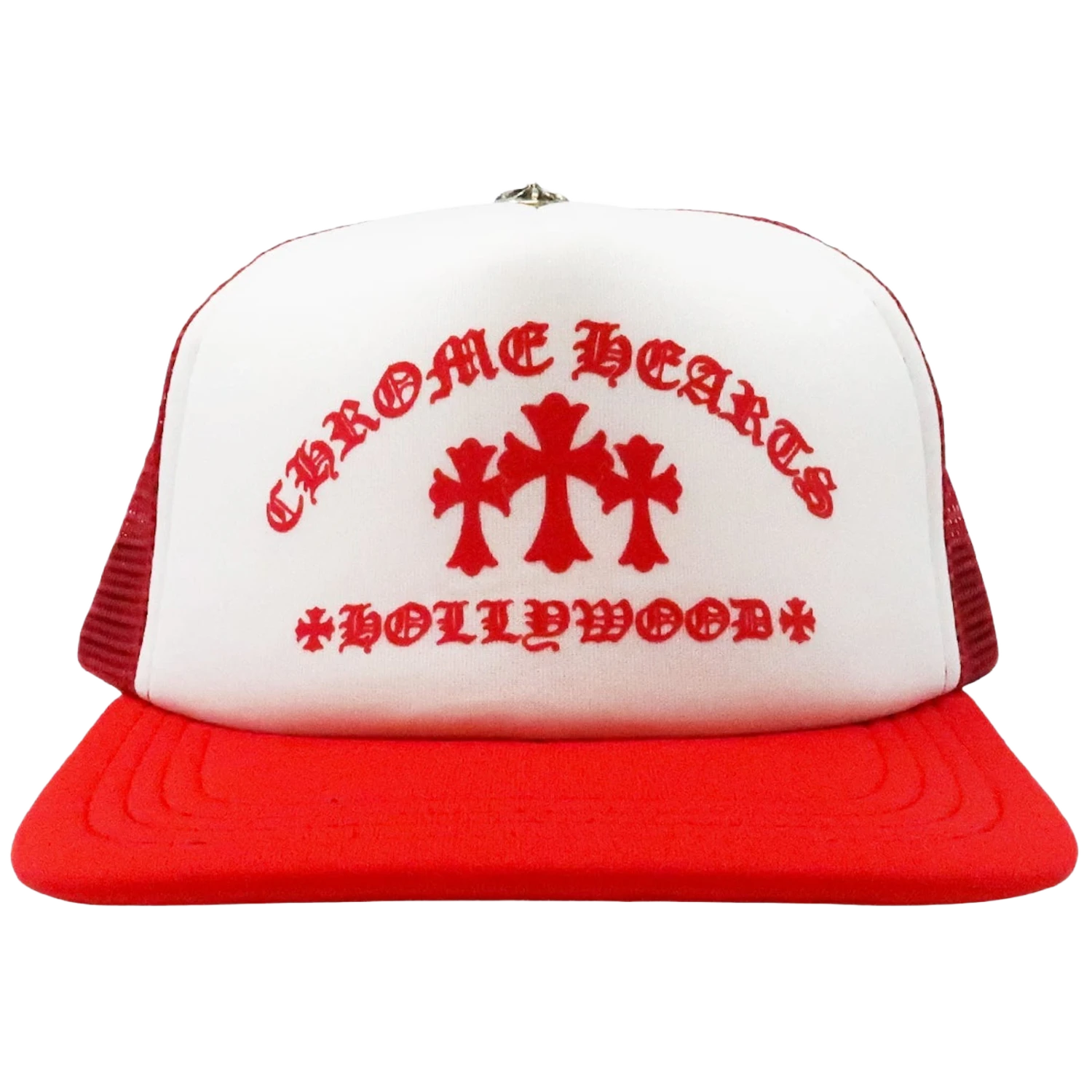 Chrome Hearts King Taco Trucker Hat Red/White