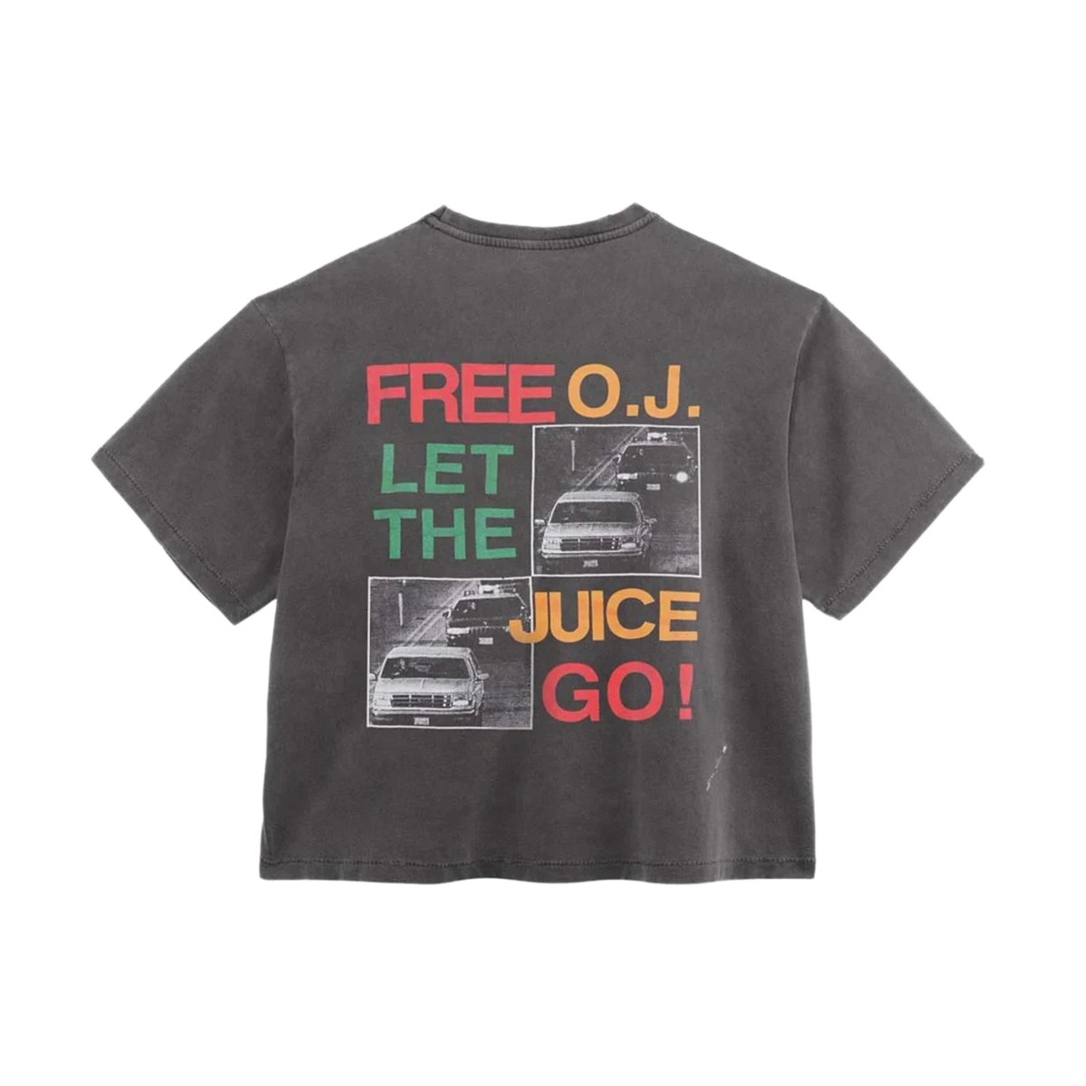 Triple Sevens Free OJ T-Shirt Faded Black