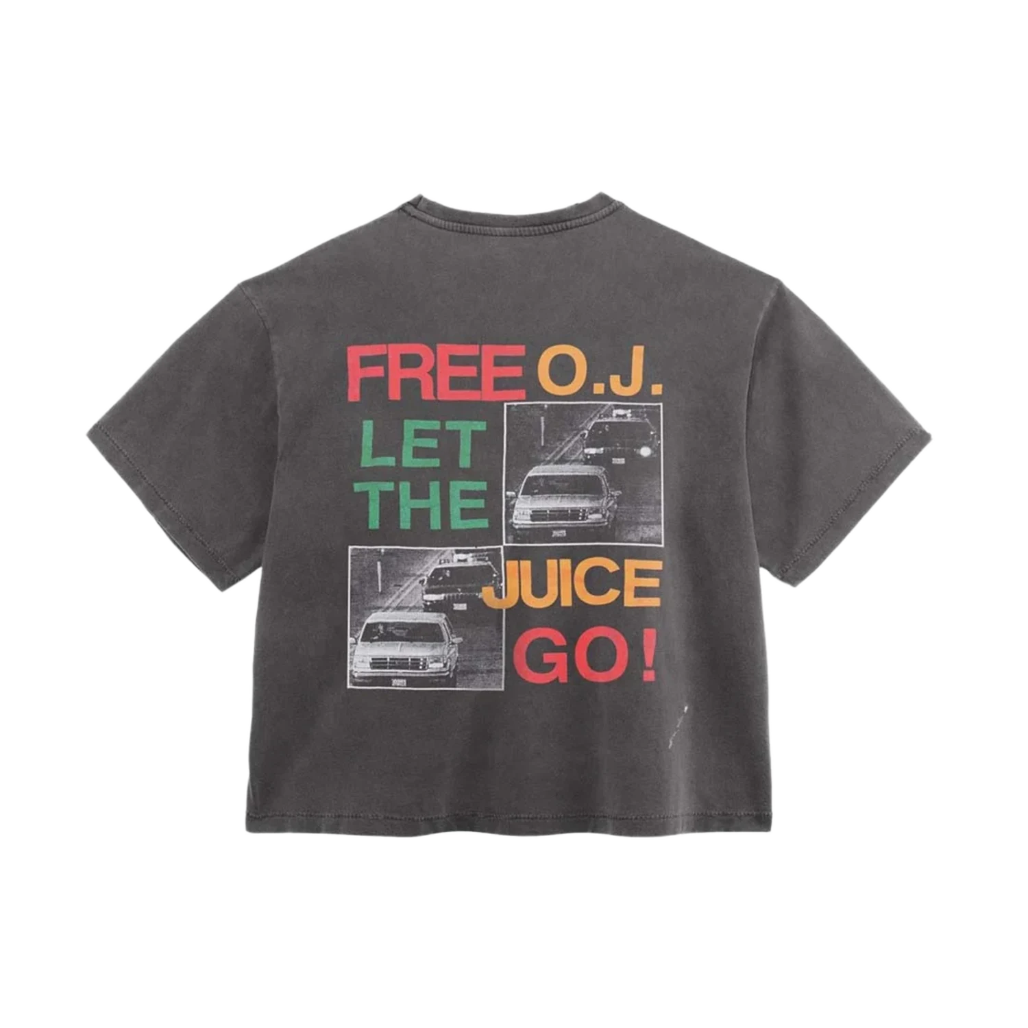 Triple Sevens Free OJ T-Shirt Faded Black
