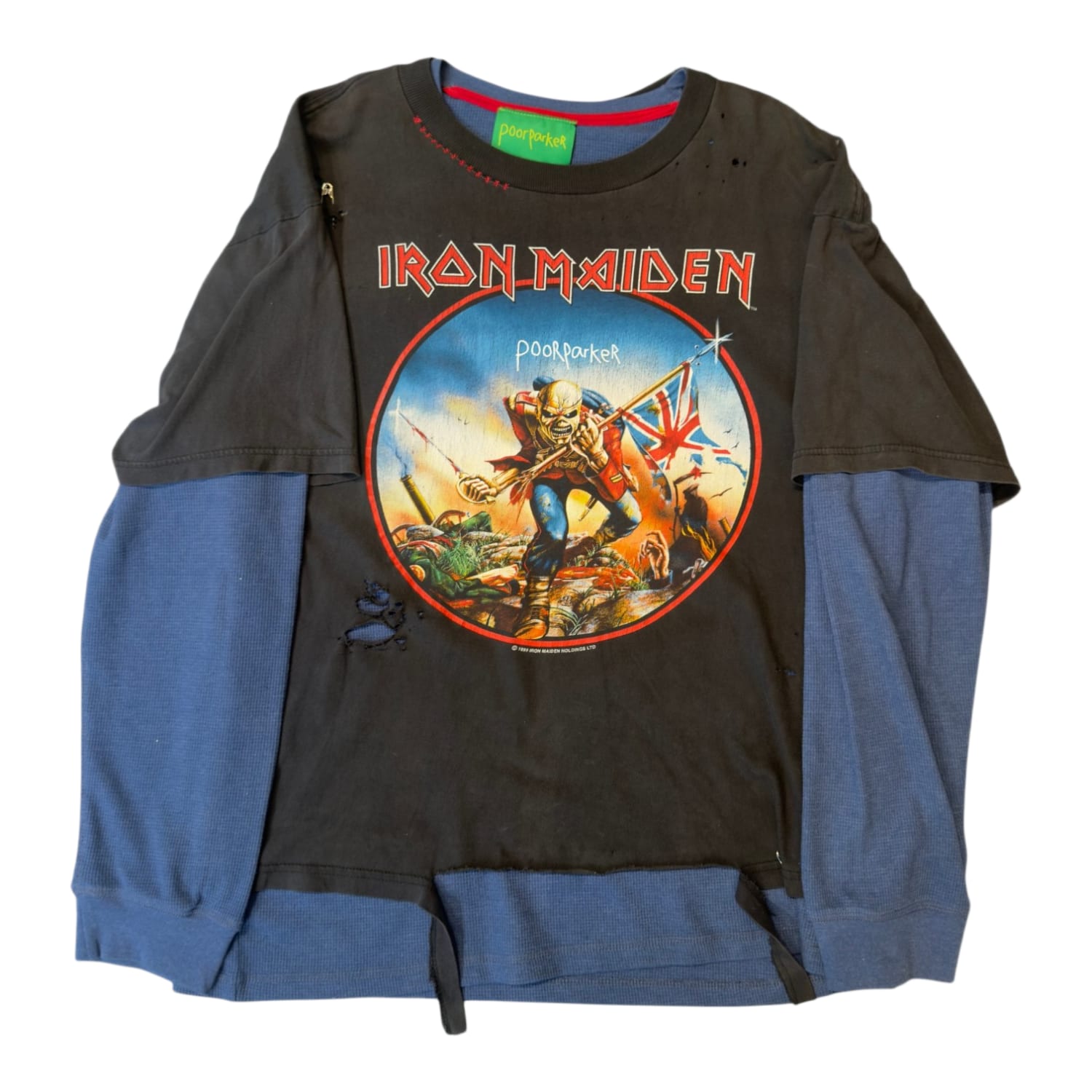 Poor Parker Vintage Iron Maiden Luke T-Shirt Thermal One Of One