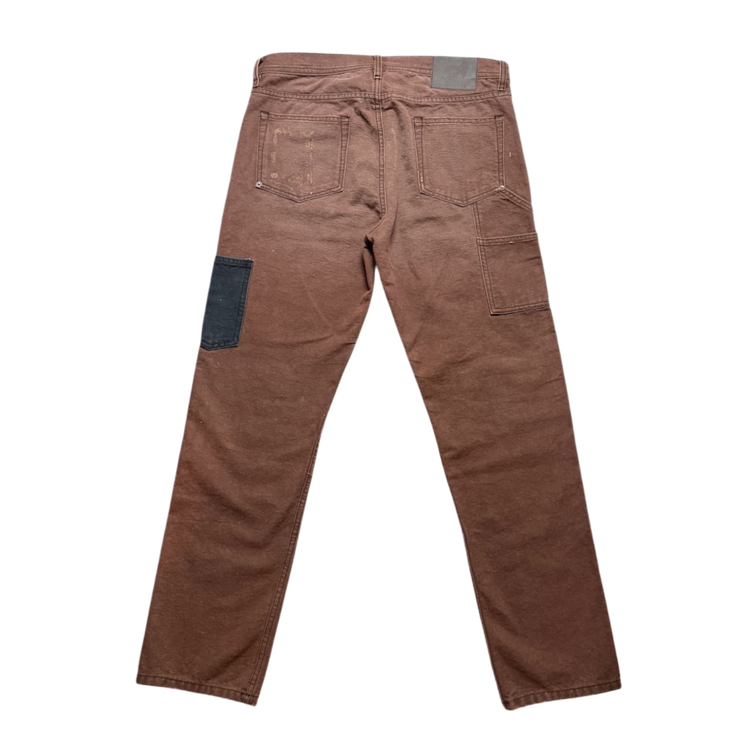 Enfant Riches Deprimes Slim Fit Distressed Panelled Jeans Brown