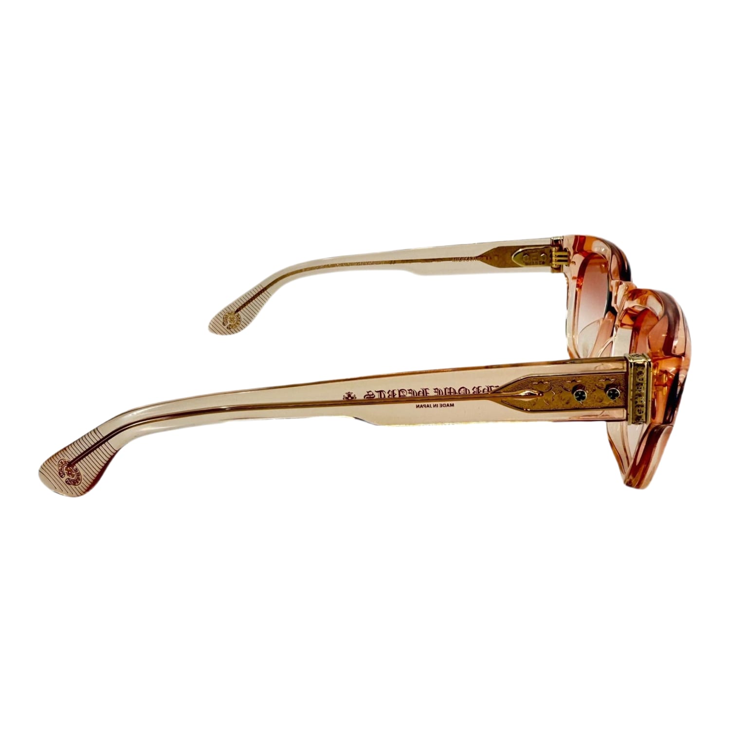 Chrome Hearts Midixathrill II Rose/18k Gold Plated Sunglasses