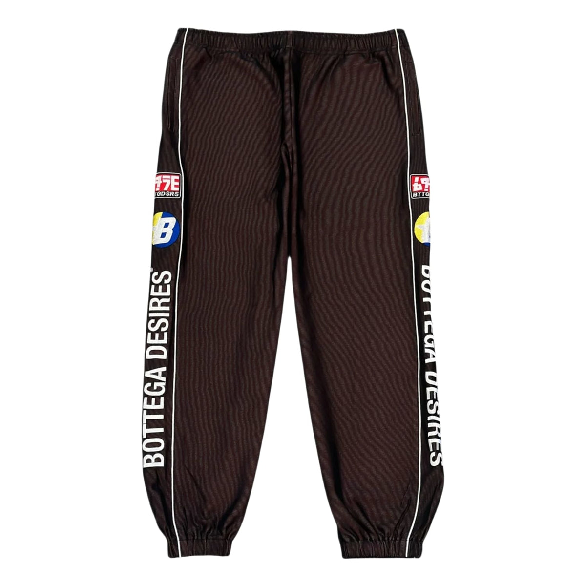 Bottega Desires Race Tracksuit Sweatpants Brown