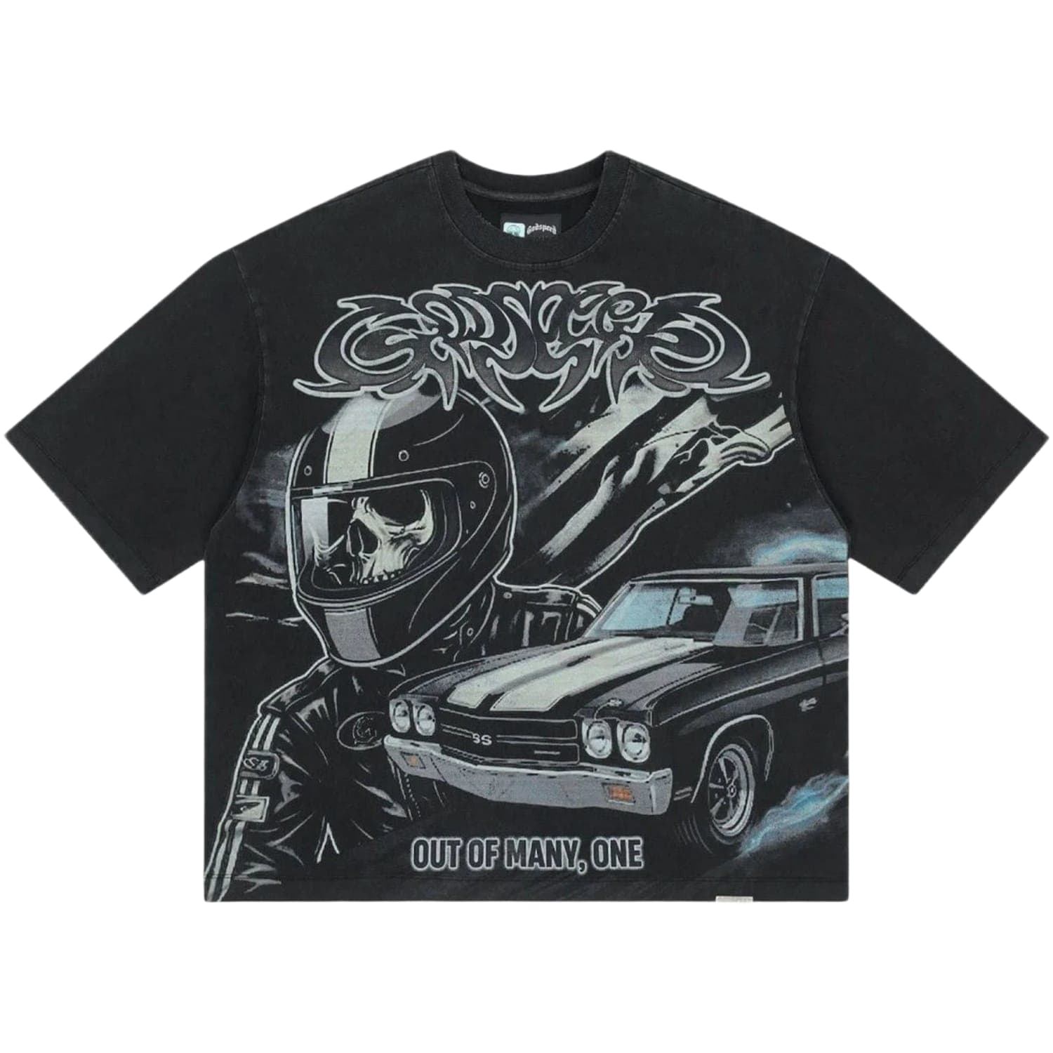Godspeed American Muscle T-Shirt Black Wash