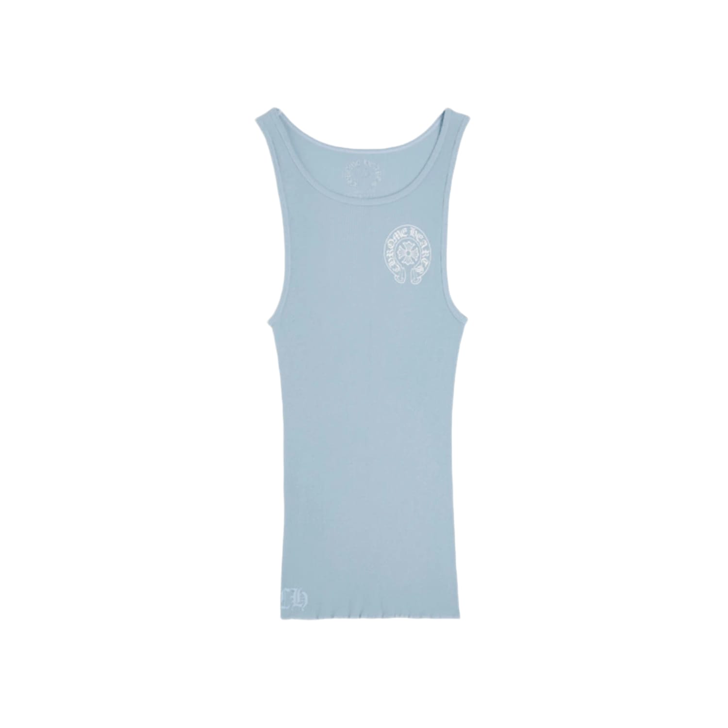 Chrome Hearts Baby Blue Rib Tank Blue