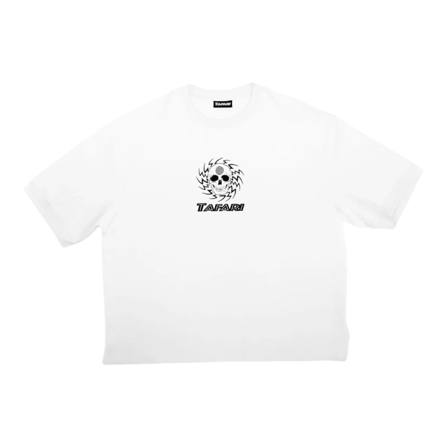 Tafari Skull T-Shirt White