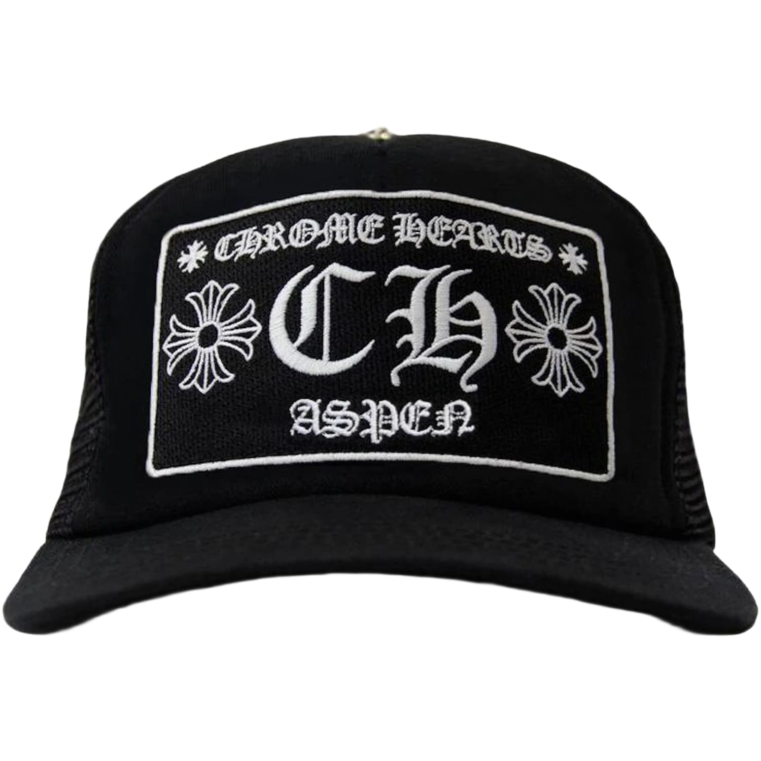 Chrome Hearts CH Aspen Exclusive Trucker Hat Black