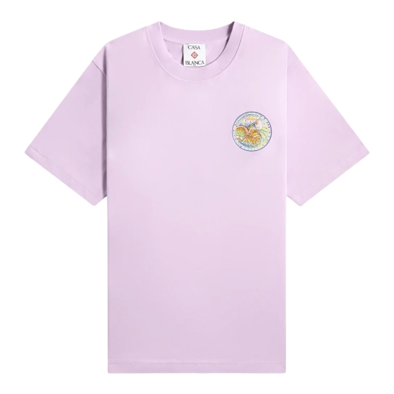 Casablanca The Four Elements Short Sleeve T‑Shirt Lilac