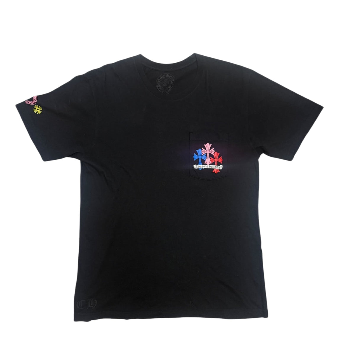 Chrome Hearts Multi Color Cross T-shirt Black