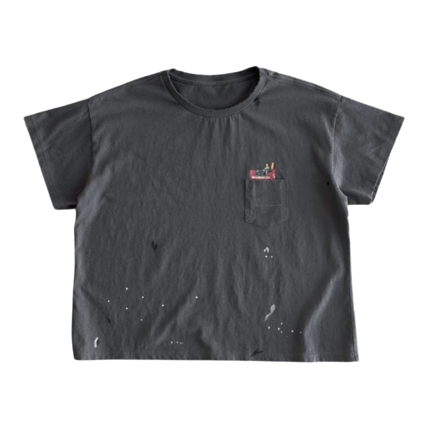 Bravest Studios Grey Carton Vintage T-Shirt Grey