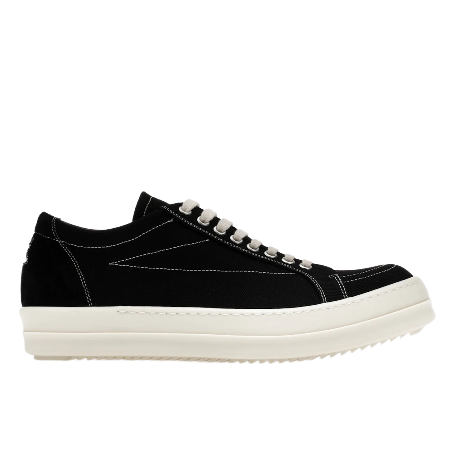 Rick Owens DRKSHDW SS26 Vintage Sneaks Temple Penta Black Milk
