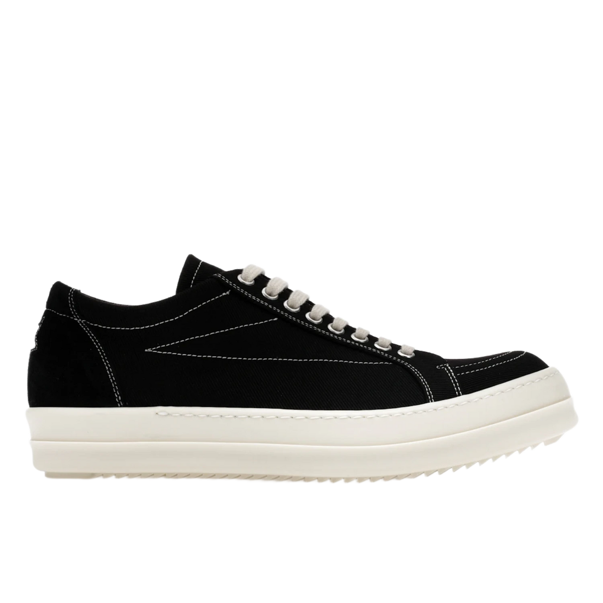 Rick Owens DRKSHDW SS26 Vintage Sneaks Temple Penta Black Milk
