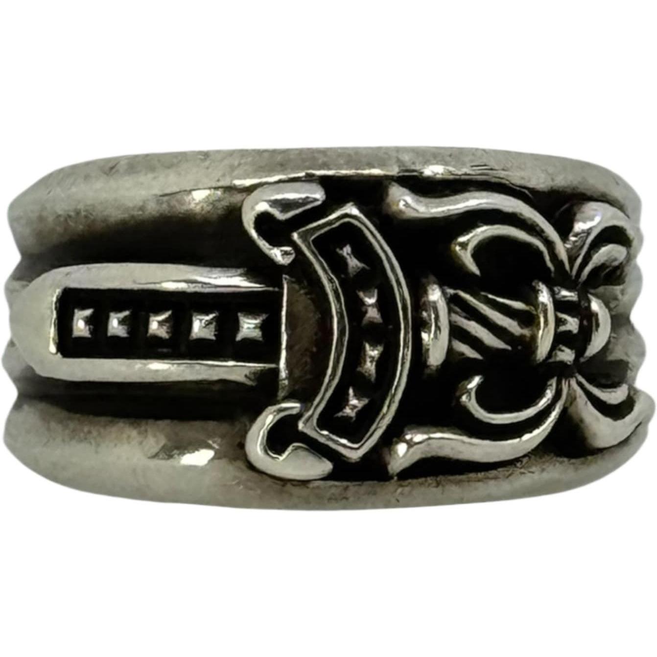 Chrome Hearts Silver Dagger Ring - US Size 11