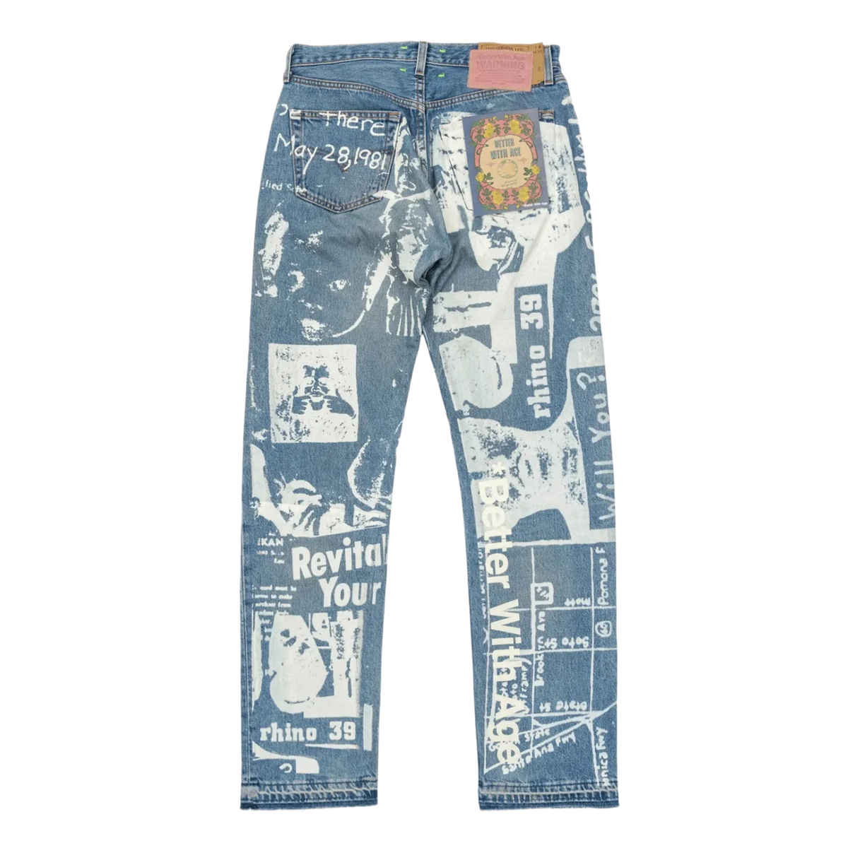 Better With Age Therapy Denim Jeans Light Indigo
