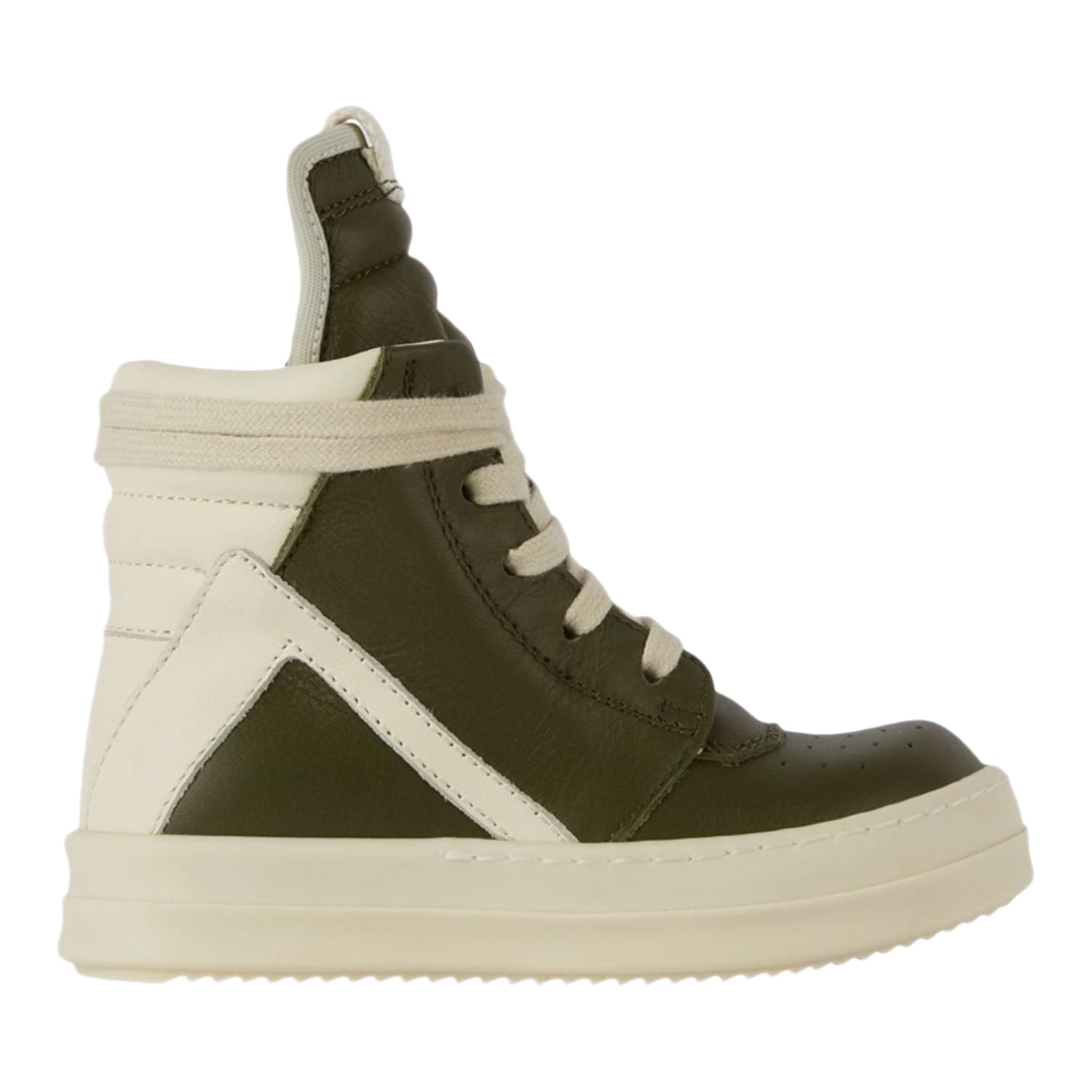 Rick Owens Baby Geobasket Green Milk