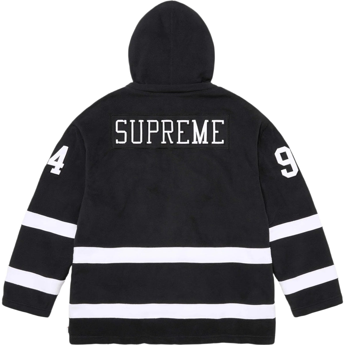 Supreme Polartec Hooded Hockey Jersey Black