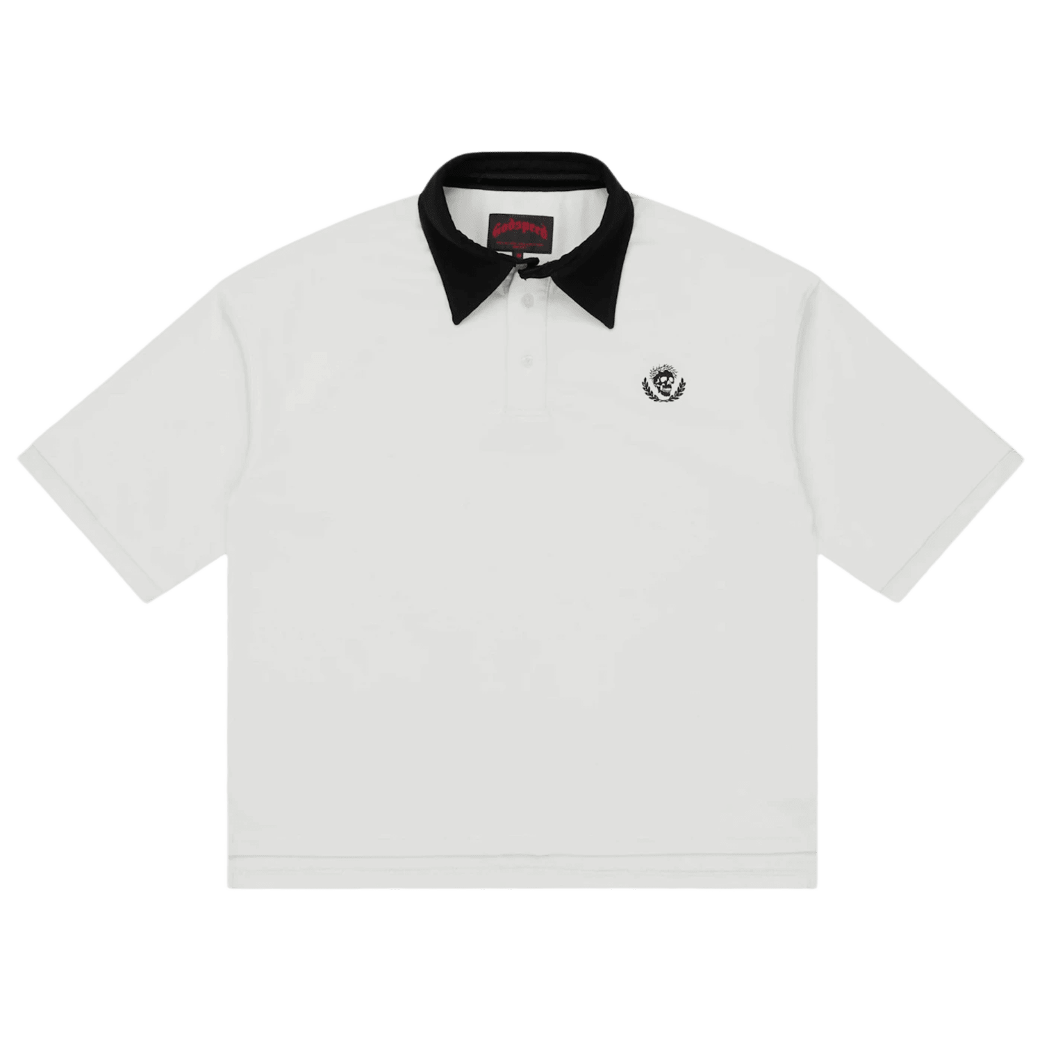 Godspeed Victor Minimal Crest Polo White