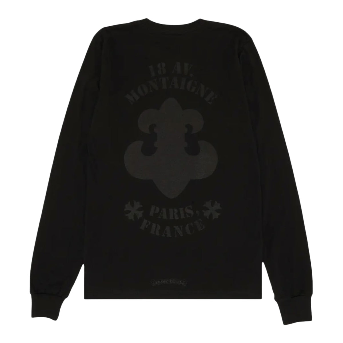 Chrome Hearts Paris Exclusive Fleur Long-Sleeve T-Shirt Black