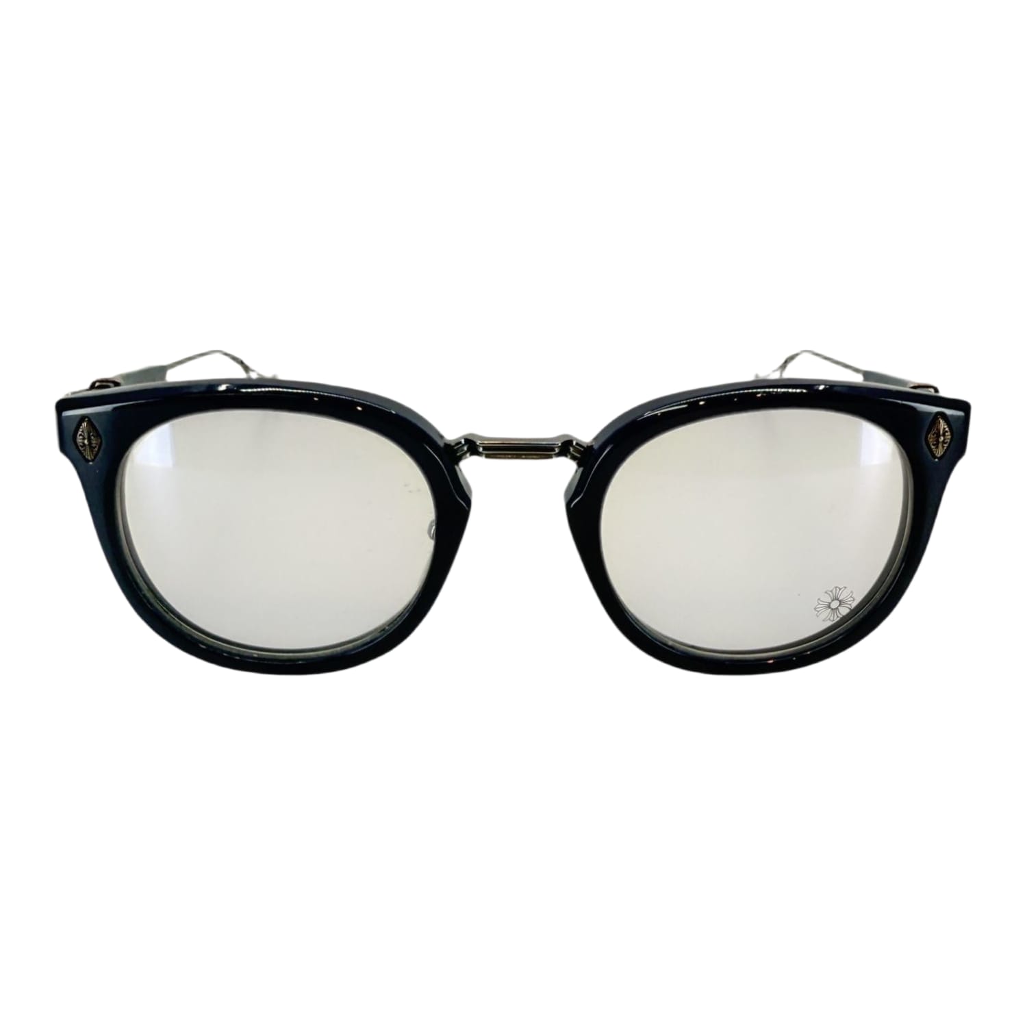 Chrome Hearts Sac Peacock Blue/Silver Glasses