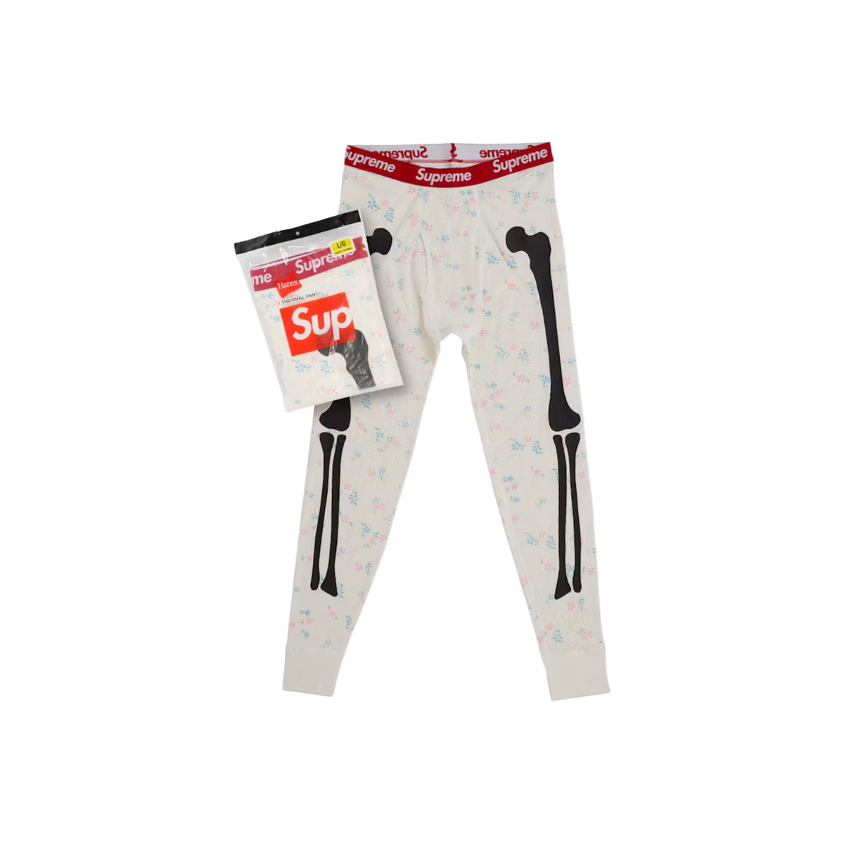 Supreme Hanes Bones Thermal Pant FW26 Floral