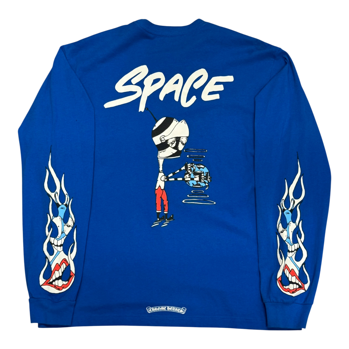 Chrome Hearts Matty Boy Space L/S T-shirt Blue