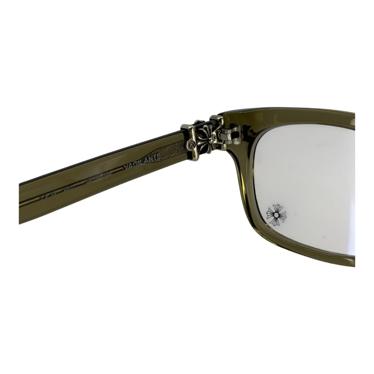 Chrome Hearts Vagilante Army/Silver Glasses