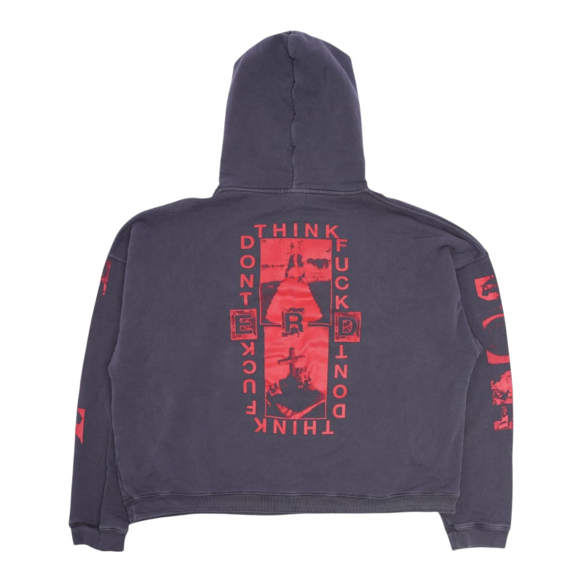 Enfants Riches Déprimés Lips Hoodie Faded Burgundy