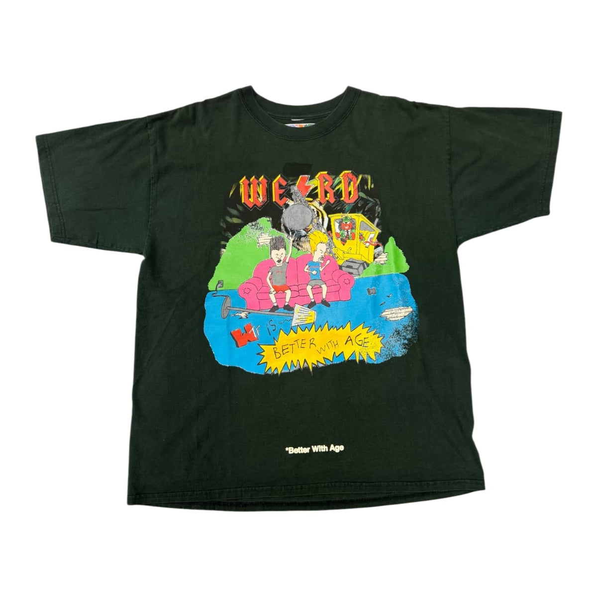 Better With Age Angus Tee Green