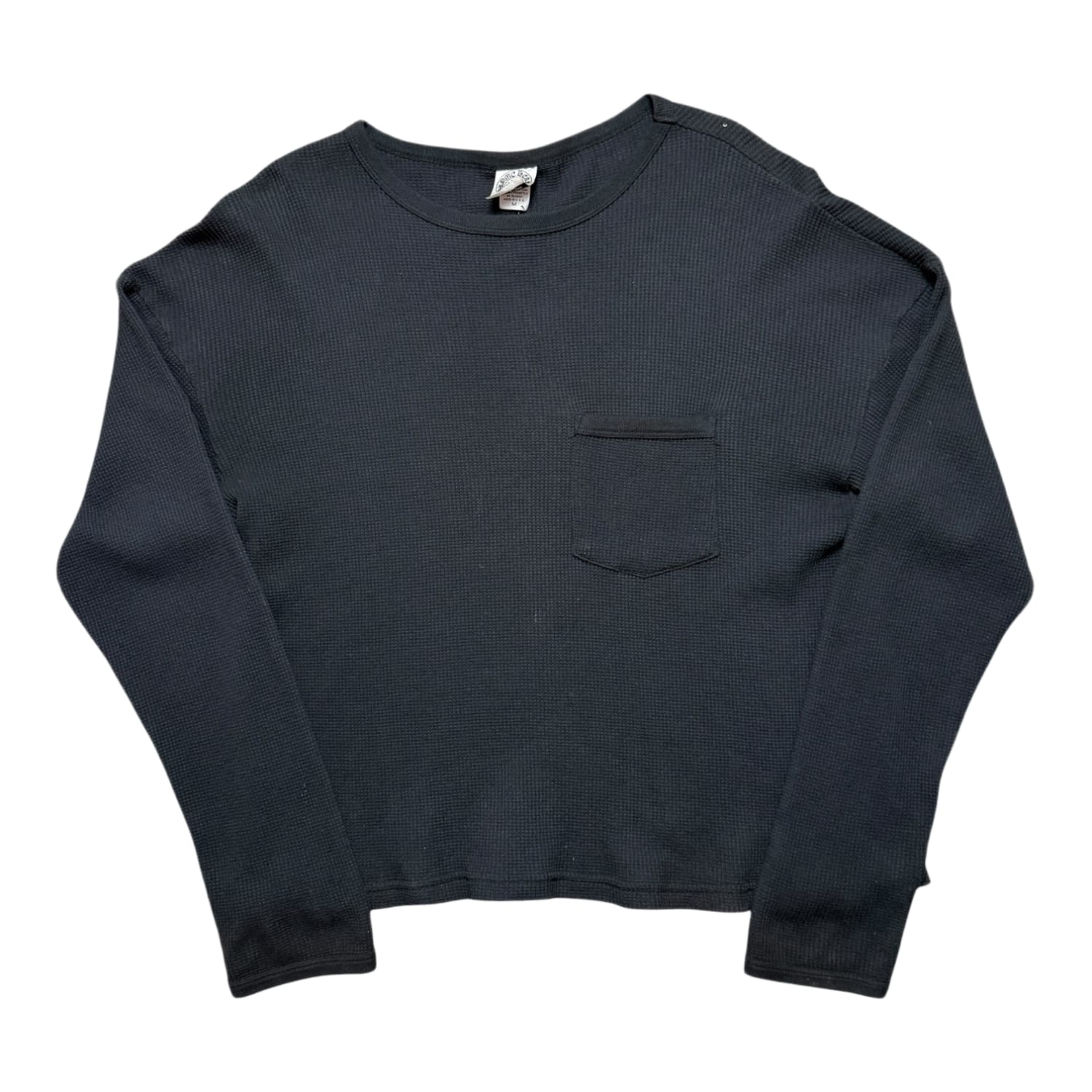 Chrome Hearts Red Vintage Dagger Thermal Long Sleeve Black