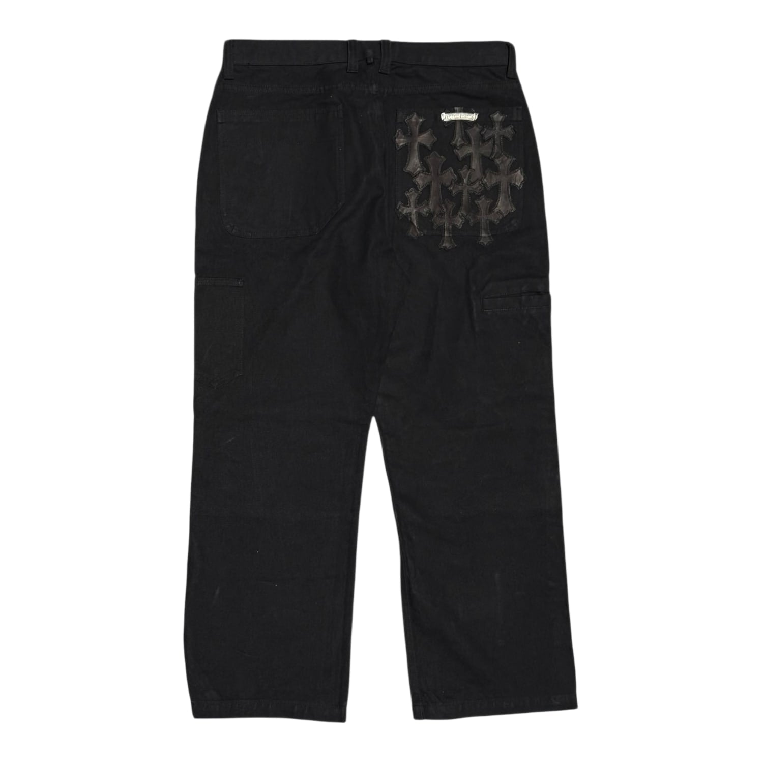Chrome Hearts Cross Patch Double Knee Carpenter Pants