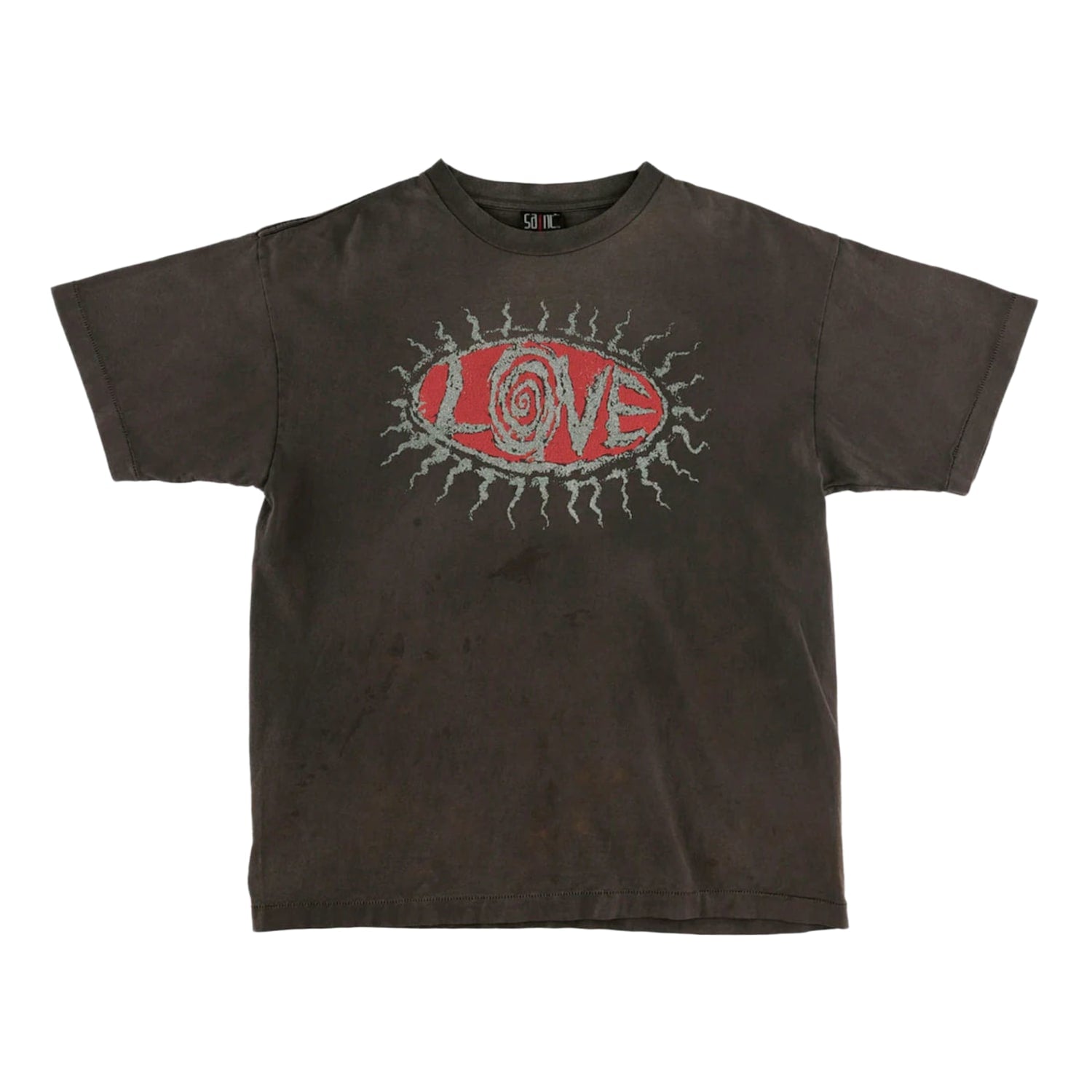 Saint Michael Love Saint Hood T-Shirt Vintage Black
